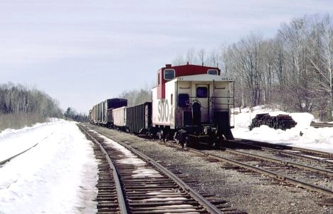 Soo Line Train at Nestoria